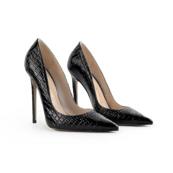 Decollete cocco nero