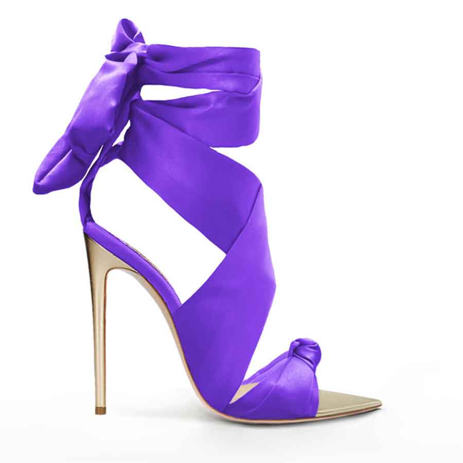 Sandalo nodo raso glicine