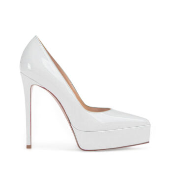 decollette vernice bianca