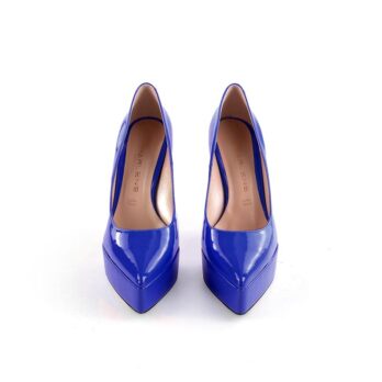 Décolleté vernice bluette – COD. 152389