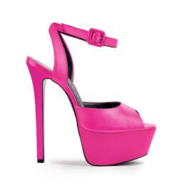 Sandalo pelle fucsia – COD. 152466