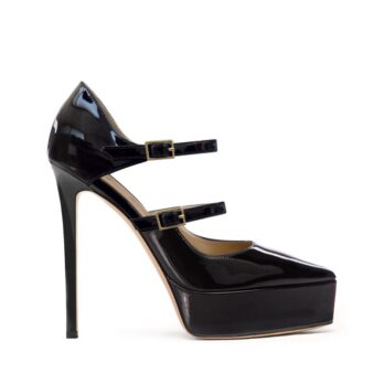 decollette bebe.vernice nera
