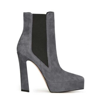 tronchetto chelsea scamosciato grigio