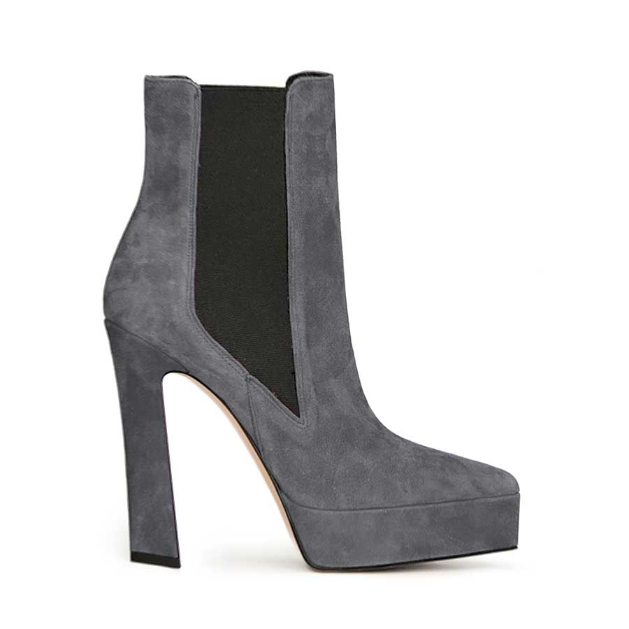 tronchetto chelsea scamosciato grigio