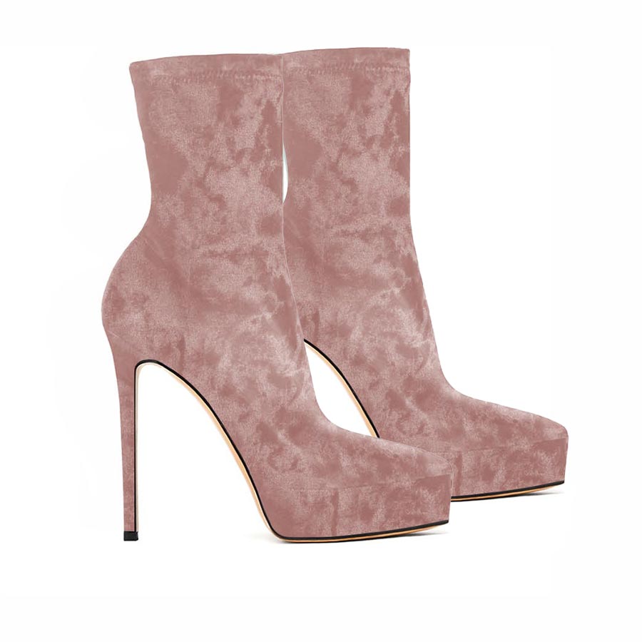 Tronchetto elasticizzato velluto