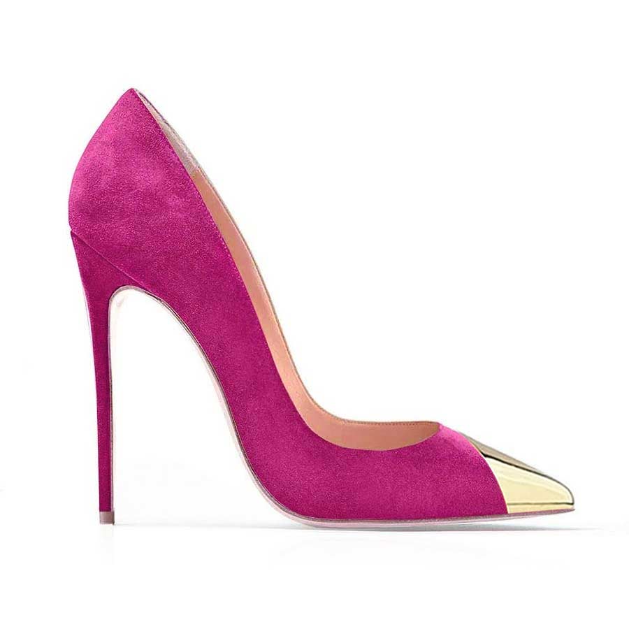 decollete.camoscio fucsia