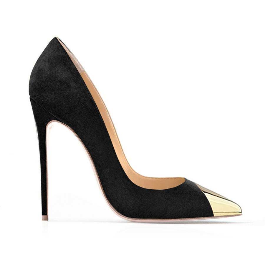 decolte camoscio nero