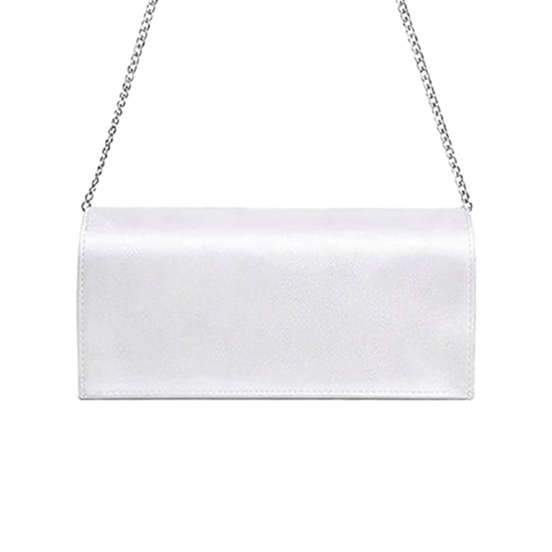 Borsa a spalla raso bianco  – cod. 163352