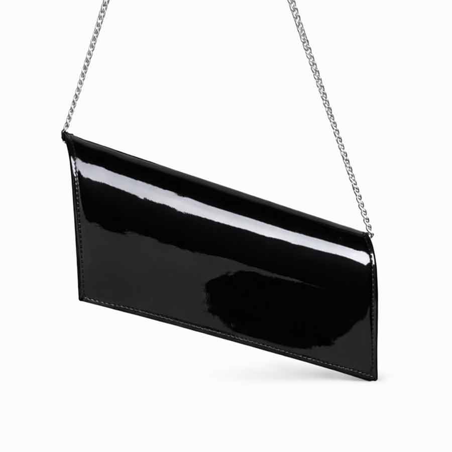 pochette vernice nera