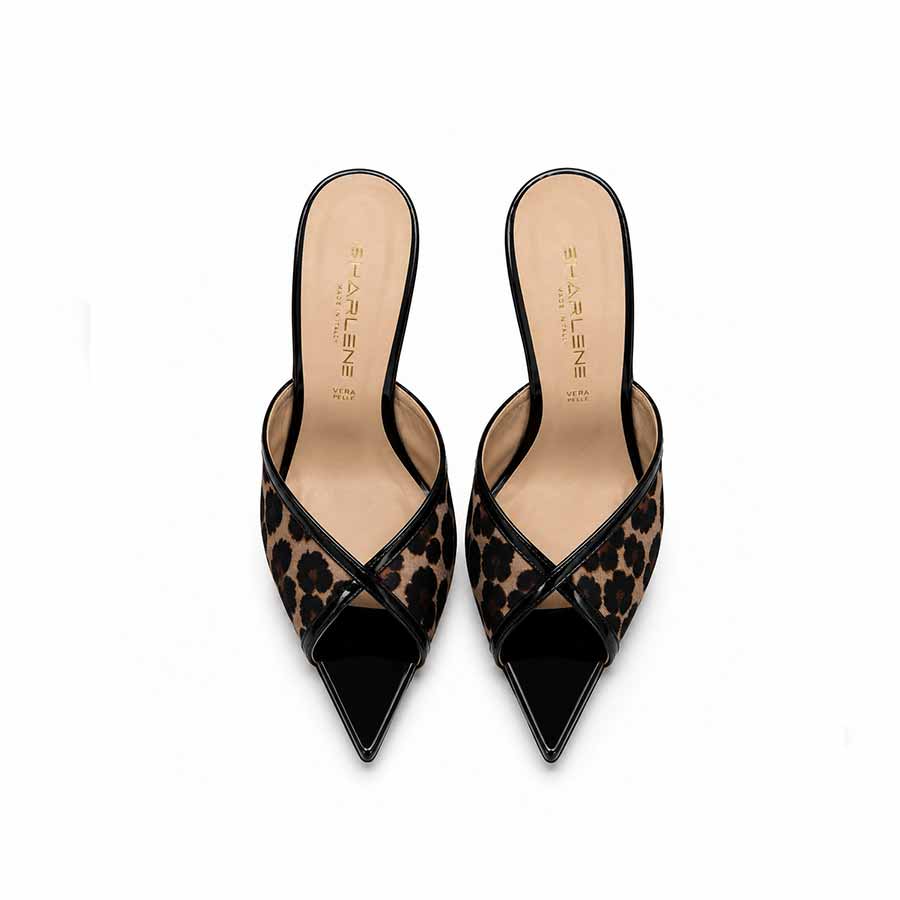 mules nero maculato