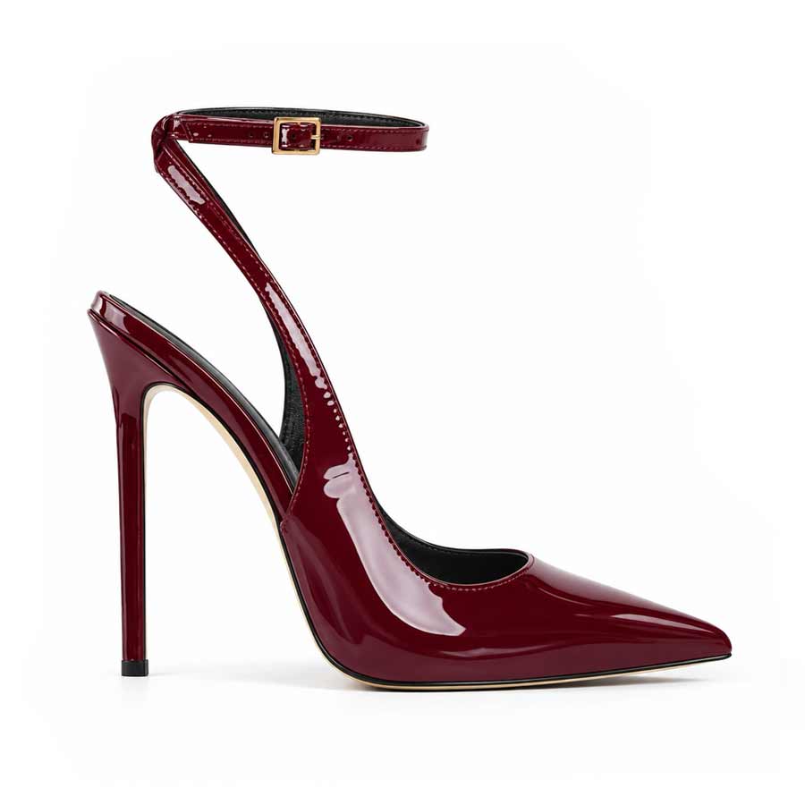 decollette slingback bordeau