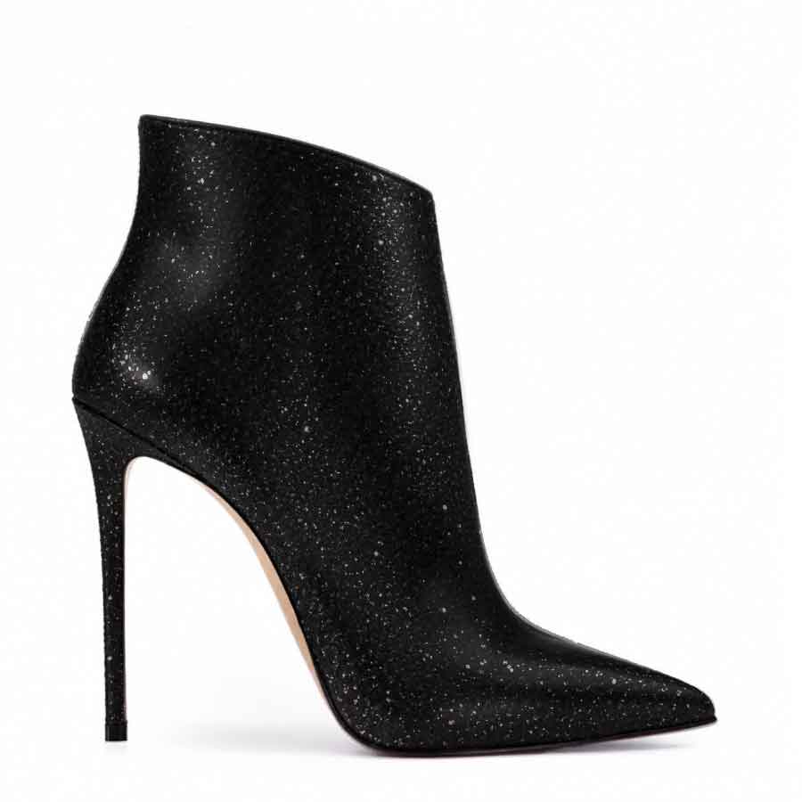 tronchetto glitter nero